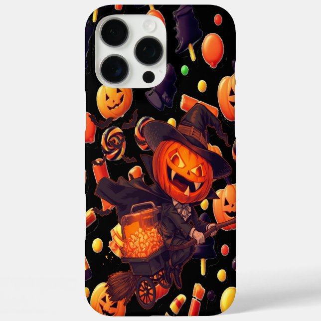Happy Halloween Pumpkin Artwork Case-Mate iPhone Case (Back)