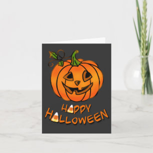 Happy Halloween   pumpkin   candy corn   Invitation