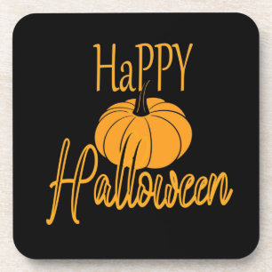 Happy Halloween Pumpkin Coaster
