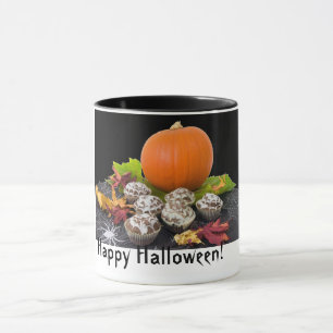 Happy Halloween! Pumpkin & Cupcakes Coffee Mug