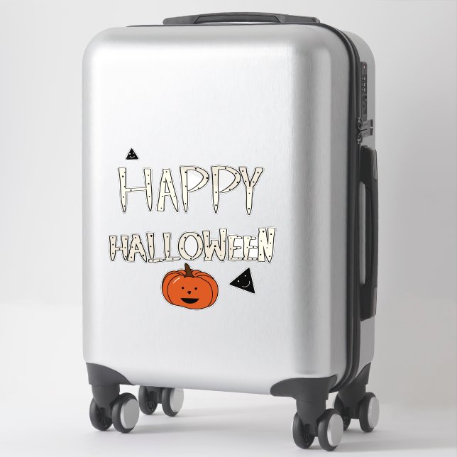 Happy Halloween Pumpkin Design (Suitcase)