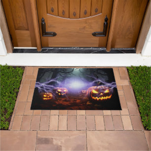 Happy Halloween Pumpkin Doormat