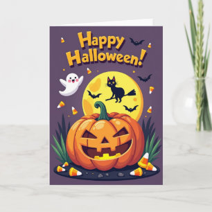 Happy Halloween Pumpkin Fun Card