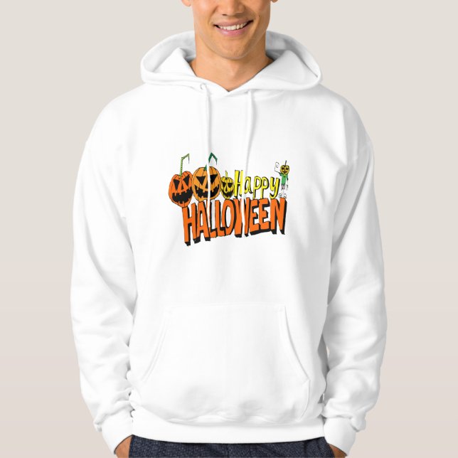 Happy Halloween pumpkin Hoodie (Front)