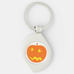 "HAPPY HALLOWEEN" PUMPKIN KEY RING