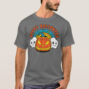 Happy Halloween Pumpkin Lazy Costume Cute Jack O L T-Shirt