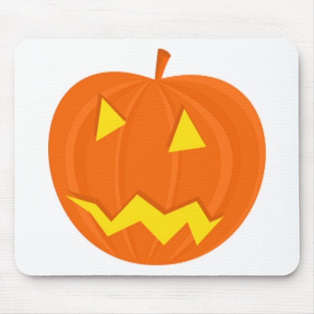 "HAPPY HALLOWEEN" PUMPKIN MOUSE MAT (Front)