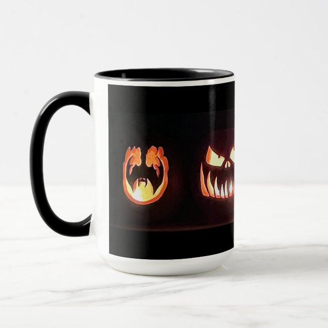 Happy Halloween Pumpkin Mug (Left)