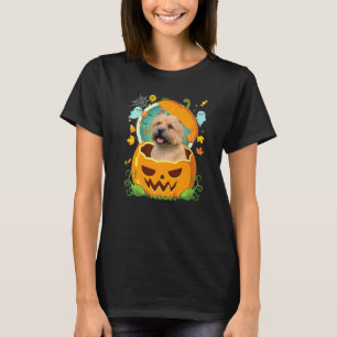 Happy Halloween Pumpkin Norwich Terrier Dog Witch  T-Shirt