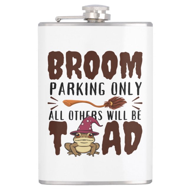Happy Halloween Pumpkin Scarecrow  Hip Flask (Front)