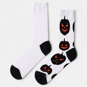 Happy Halloween Pumpkin Socks