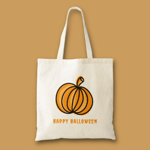 Happy Halloween Pumpkin Tote Bag