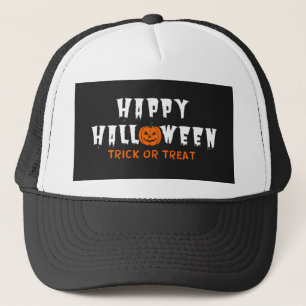 Happy Halloween Pumpkin Trick Or Treat   Trucker Hat