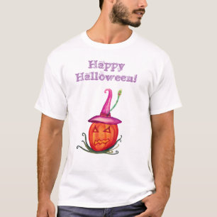 Happy Halloween Pumpkin Witch T-shirt