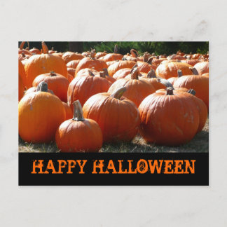 Happy Halloween Pumpkins Card