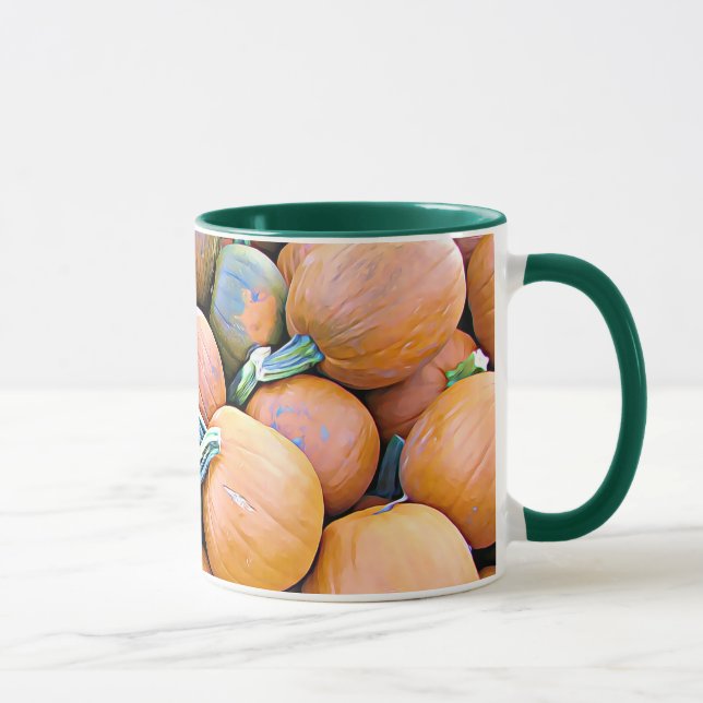 Happy Halloween Pumpkins Coffee Mug (Right)