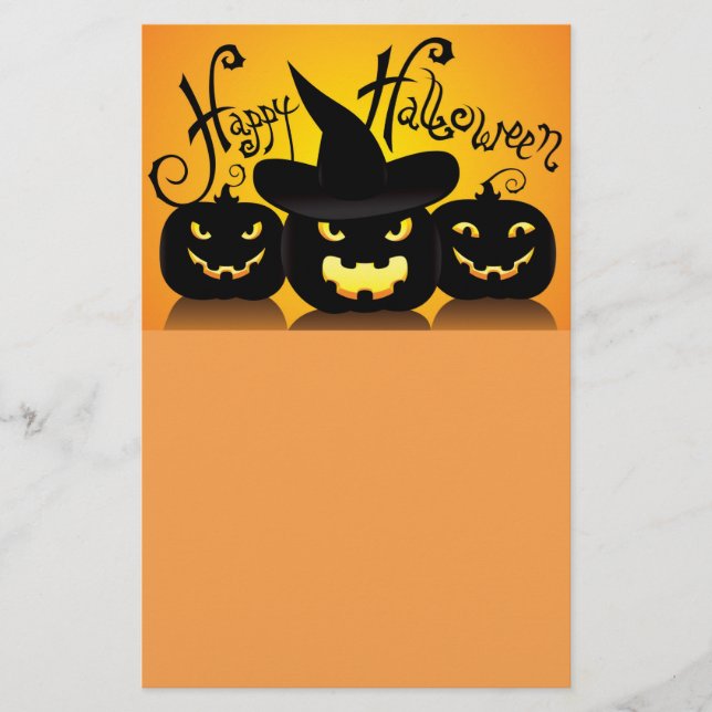 Happy Halloween Pumpkins Flyer (Front)