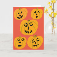 HAPPY HALLOWEEN Pumpkins Jack-O-Lanterns