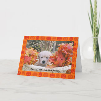 Happy Halloween Puppy Card