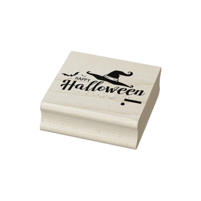 Happy Halloween Rubber Stamp (Stamp)