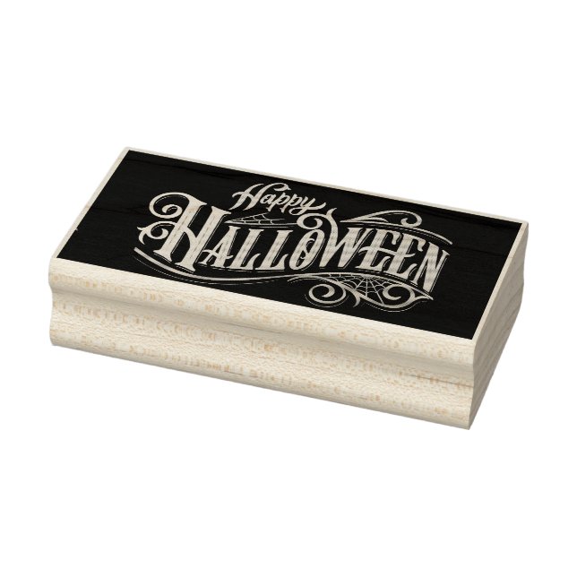 Happy Halloween Rubber Stamp (Stamp)