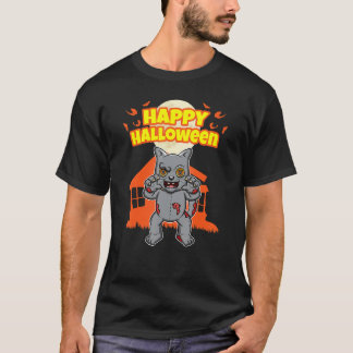 Happy Halloween Scary Hallow's Eve Party Costume T-Shirt