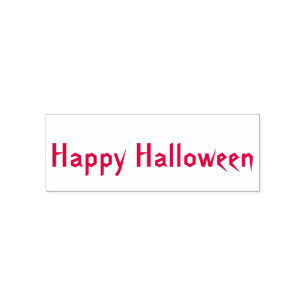 Happy Halloween Self Inking Rubber Stamp