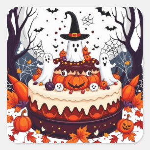 Happy Halloween Series 3 - Halloween Cake Sticker