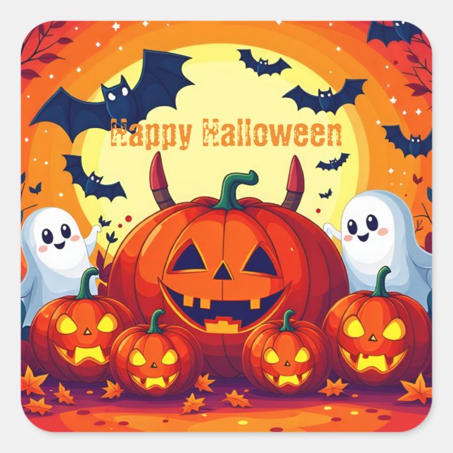 Happy Halloween Series 8 - Halloween Stickers (Front)