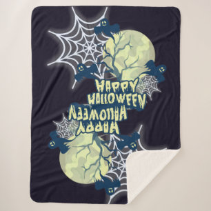 Happy, Halloween Sherpa Blanket