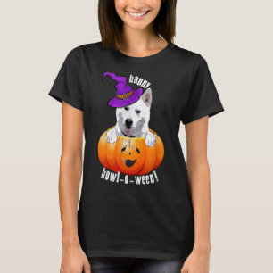 Happy Halloween Siberian Husky Cute Fun Howloween T-Shirt