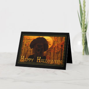 Happy Halloween Skeleton Card
