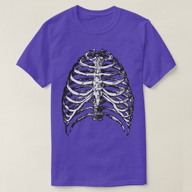 Happy Halloween  Skeleton  T-Shirt (Design Front)