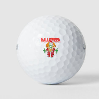 Happy halloween skull golf balls