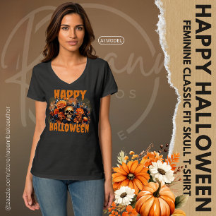 Happy Halloween Skull T-Shirt
