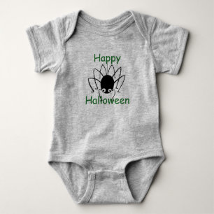 Happy Halloween Spider Baby Bodysuit