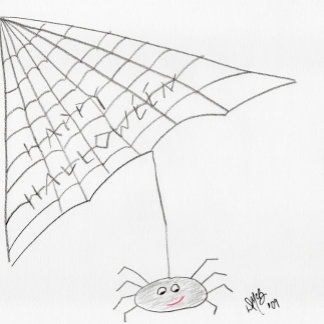 Happy Halloween - Spider Card