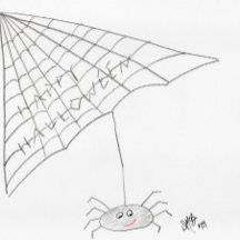 Happy Halloween - Spider Card