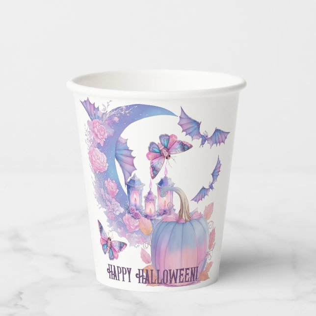 Happy Halloween Spirit Paper Cups (Front)