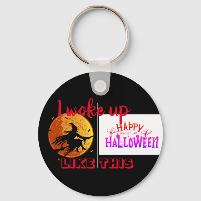 "Happy Halloween" Spoiled Key Ring (Front)