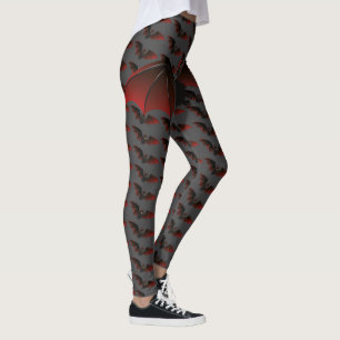 Happy Halloween Spooky Bat Leggings