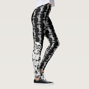 Happy Halloween Spooky Black Leggings