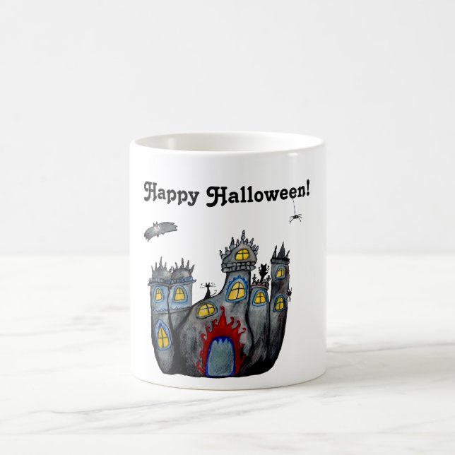 Happy Halloween Spooky Castle Mug (Center)