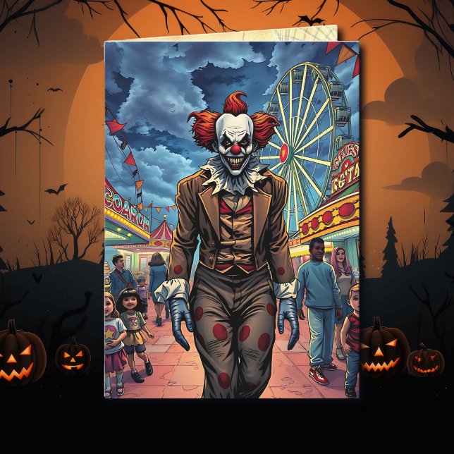 Happy Halloween | Spooky Clown Card (Creator Uploaded)