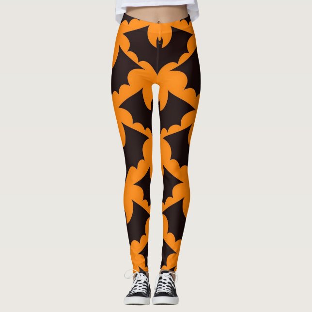 Happy Halloween Spooky Cute & Festive Halloween  Leggings (Front)