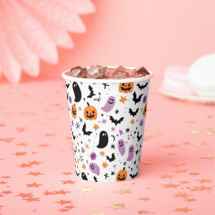 Happy Halloween Spooky Cute & Festive Halloween  Paper Cups