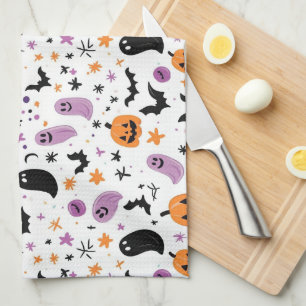 Happy Halloween Spooky Cute & Festive Halloween Tea Towel