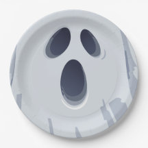 Happy Halloween Spooky Ghost Face