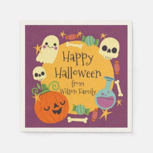 Happy Halloween Spooky Napkin
