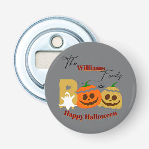 Happy Halloween Spooky Pumpkin Bottle Opener
